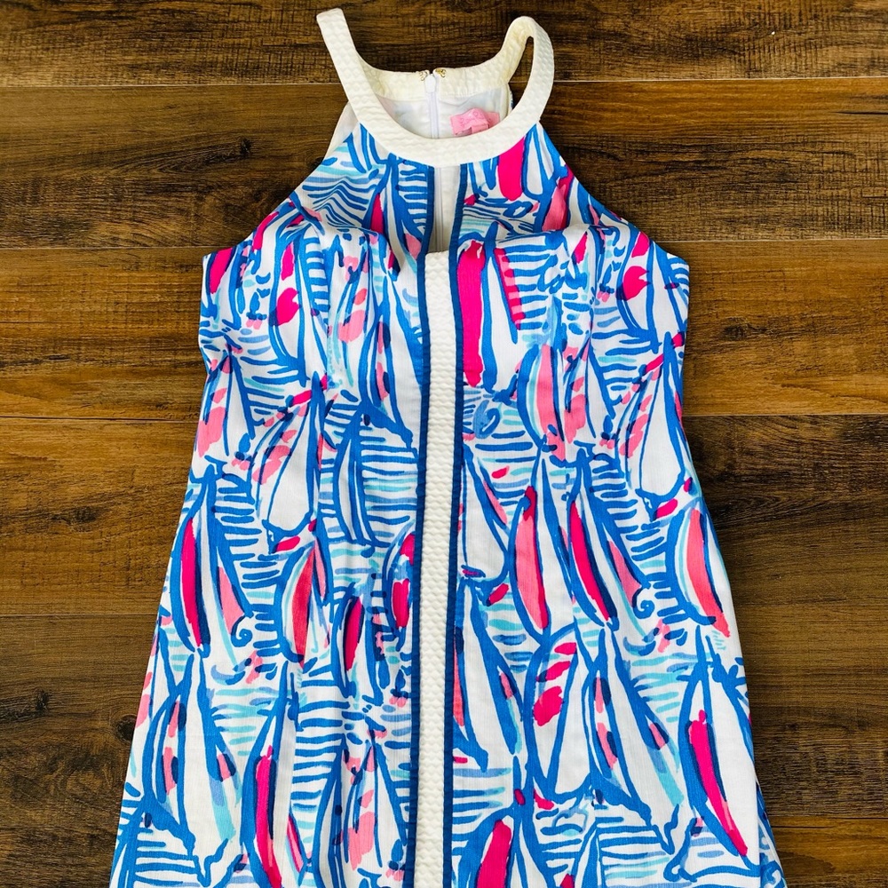 Lilly Pulitzer Red White Return Dress